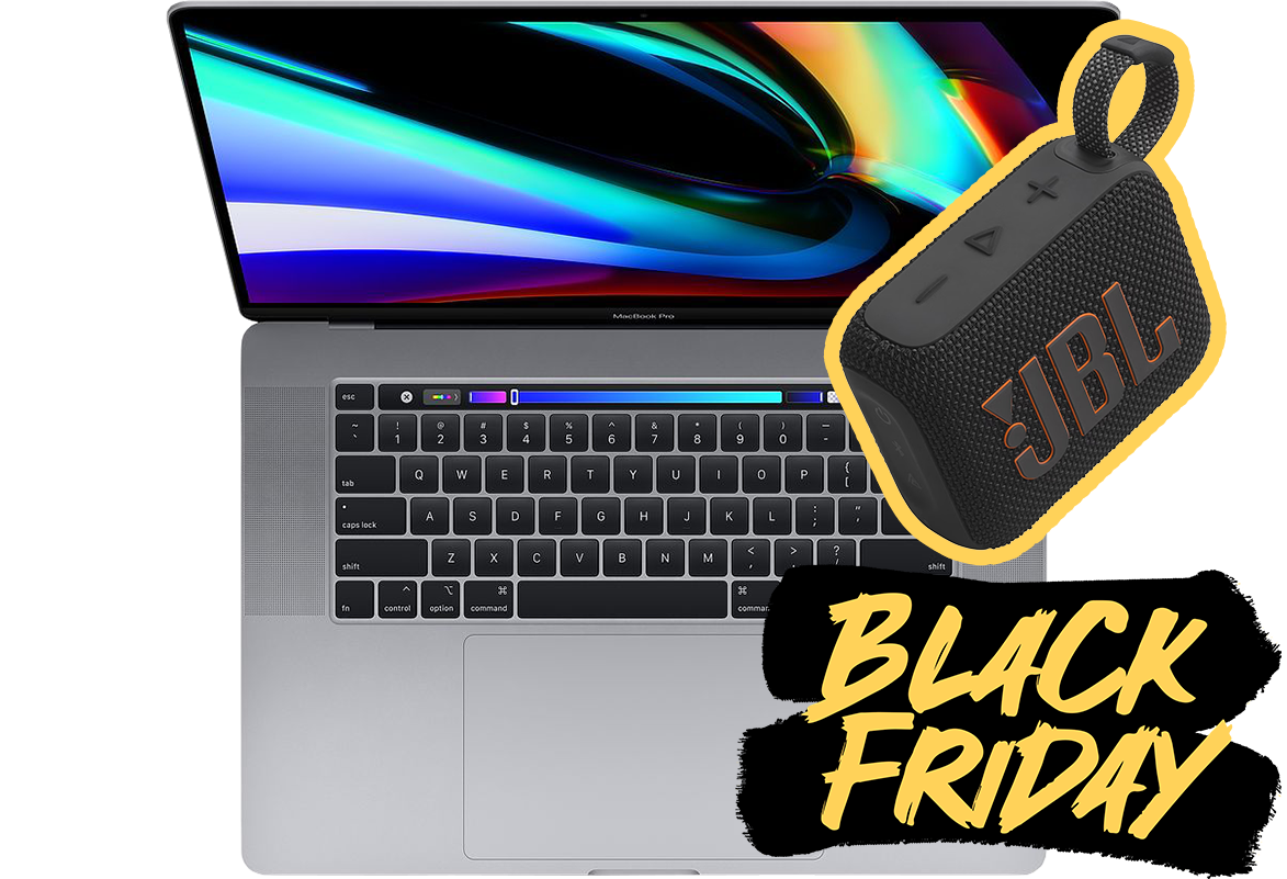 Swaptop-Macbook-Pro-TouchBar-16-inch_BlackFriday-2025_JBL-Speaker